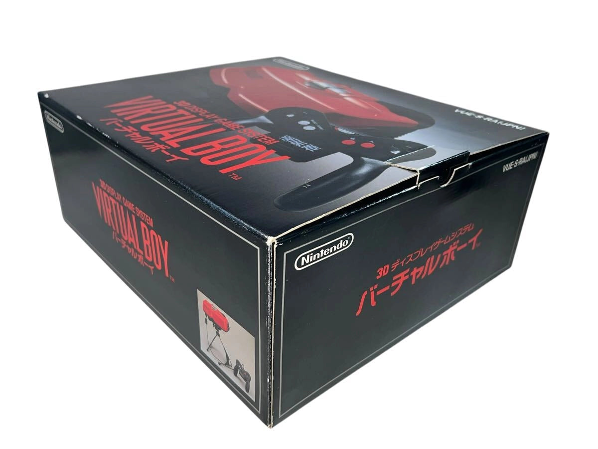 Nintendo Virtual Boy Box on RetroPixl.com for retro gaming and retro gaming players and collectors