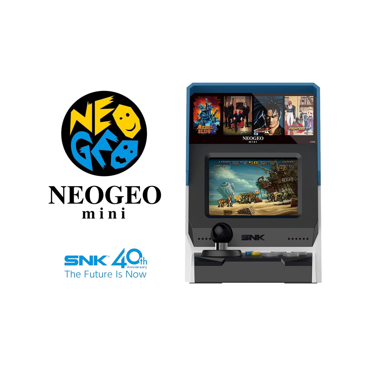 SNK Neo Geo Mini International version console on RetroPixl.com for retro gaming players and retrogaming collectors