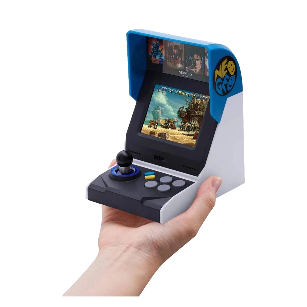 SNK Neo Geo Mini International version console on RetroPixl.com for retro gaming players and retrogaming collectors