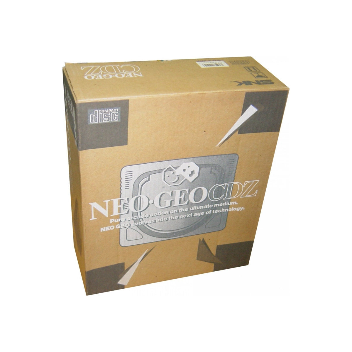 SNK Neo Geo CDZ console box on Retropixl.com for retrogaming players and retro gaming collectors