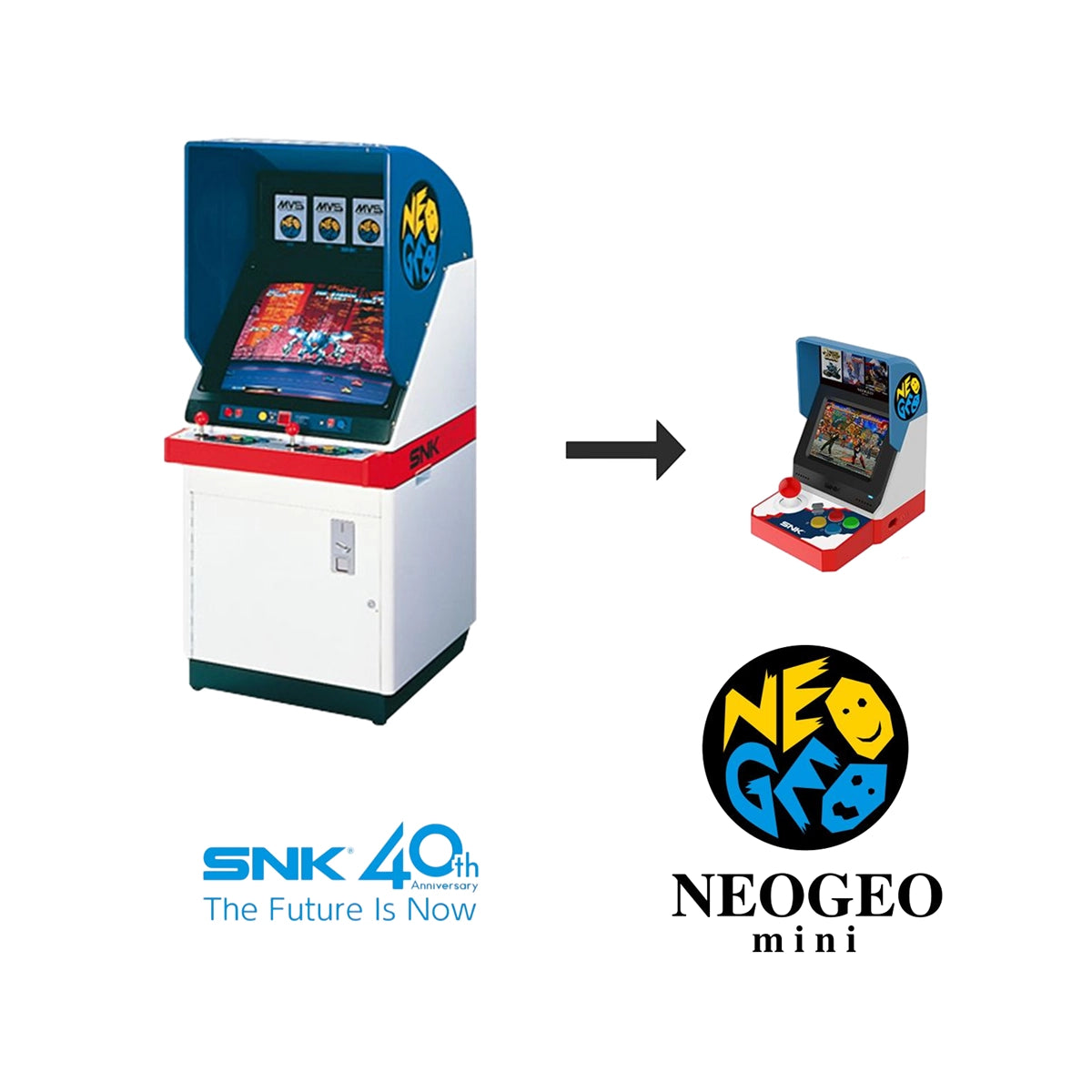 SNK Neo Geo Mini Asia version Japan console on RetroPixl.com for retro gaming players and retrogaming collectors