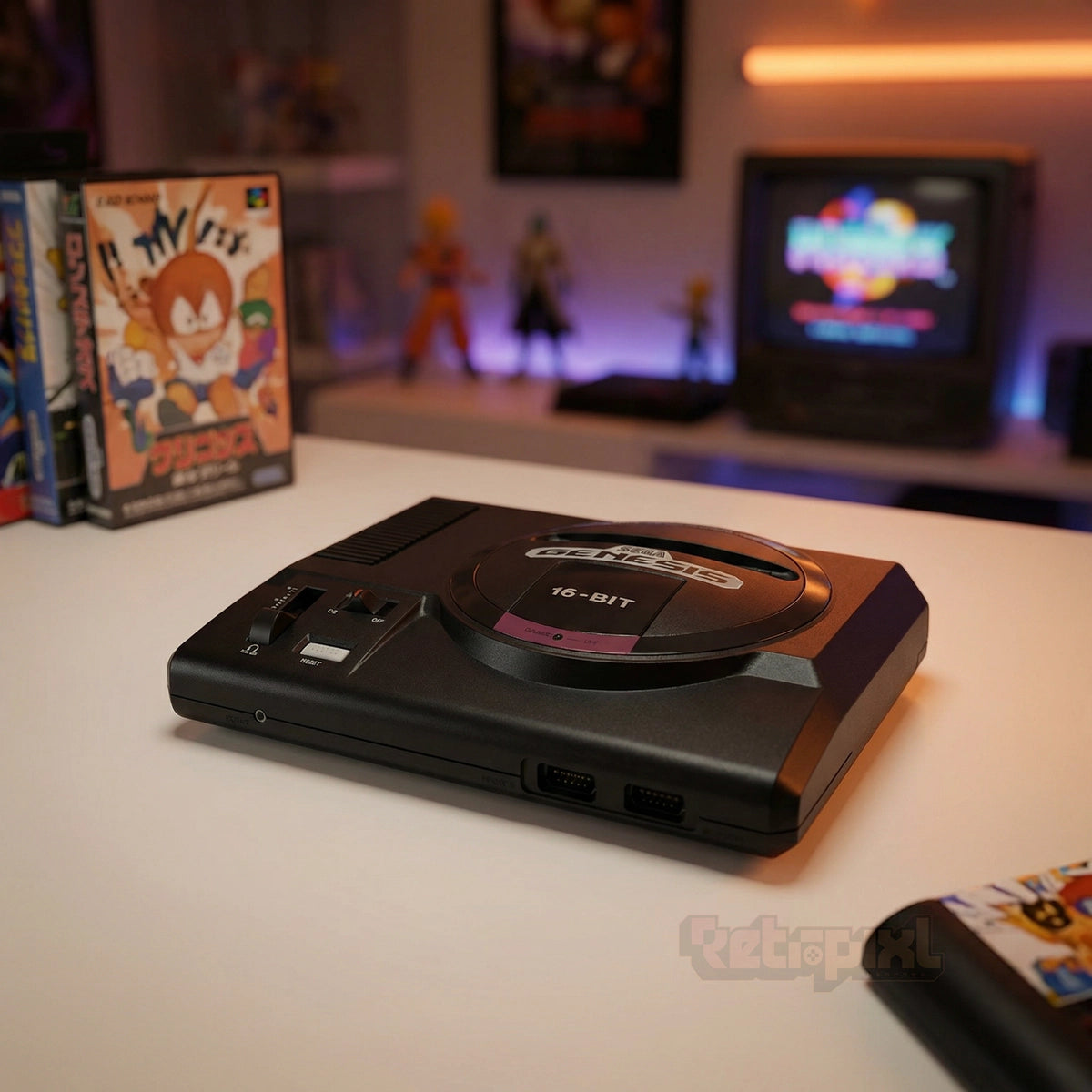 Sega Genesis mini console in Retropixl studio on RetroPixl.com for retro gaming players and retrogaming collectors