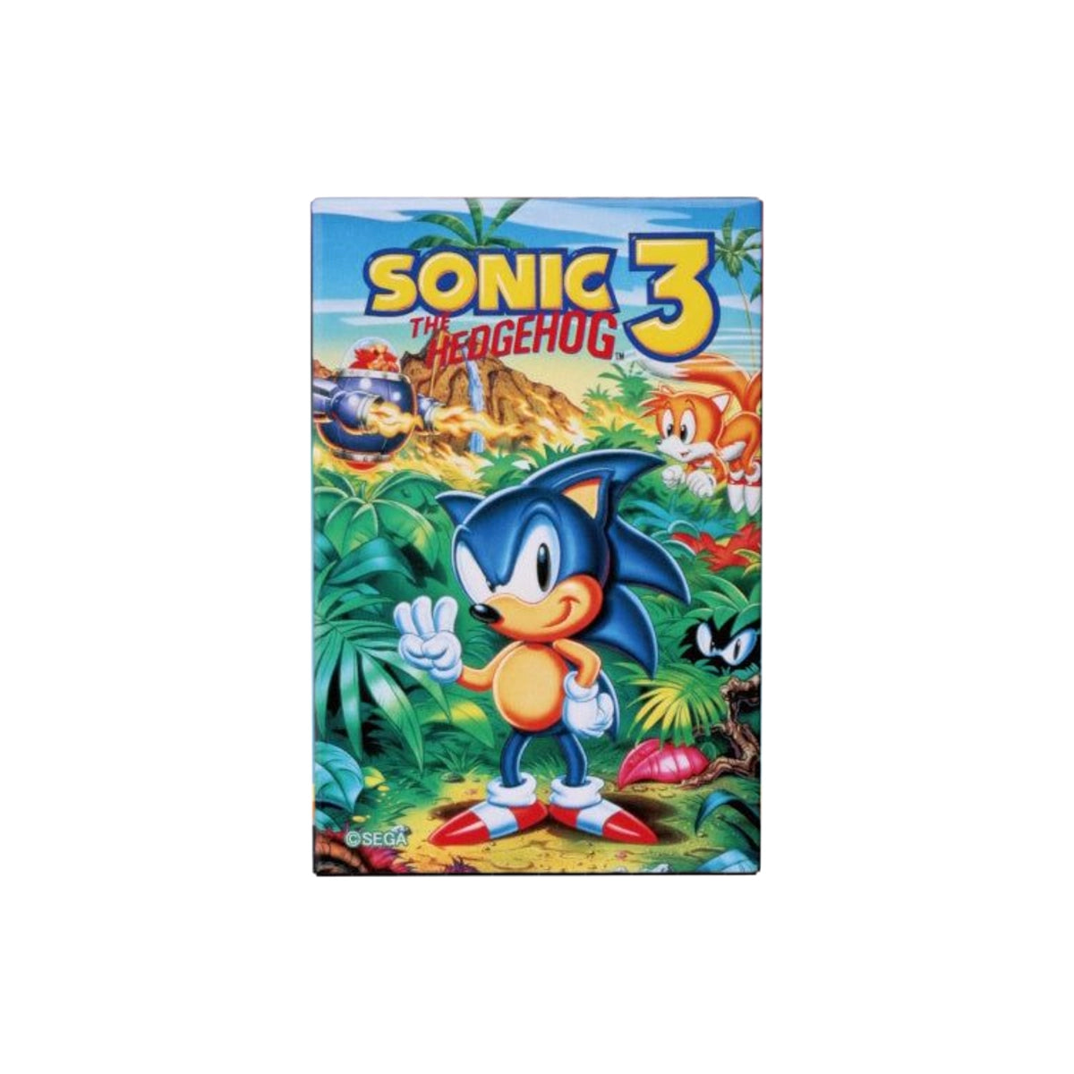 Sonic the hedgehog collector can badge set of 5 piece collection on RetroPixl.com for retro gaming players, retrogaming collectors and Japanese pop culture collectibles fans