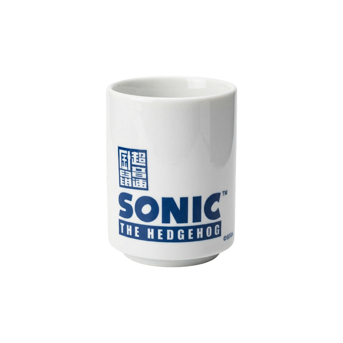 Sonic the hedgehog collector Japanese tea cup on RetroPixl.com for retro gaming players, retrogaming collectors and Japanese pop culture collectibles fans