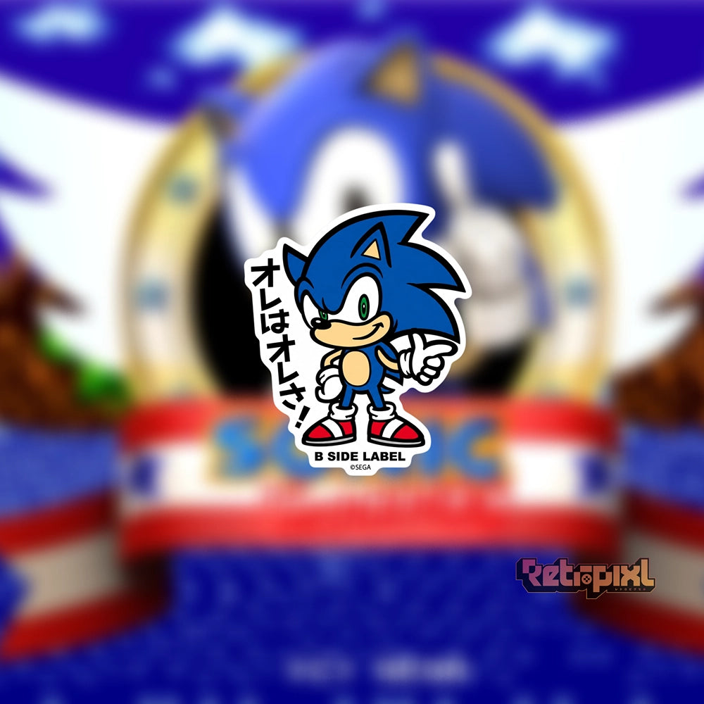 Sonic the Hedgehog character on RetroPixl.com for retro gaming collectors, retrogaming players and anime collectibles and gadgets