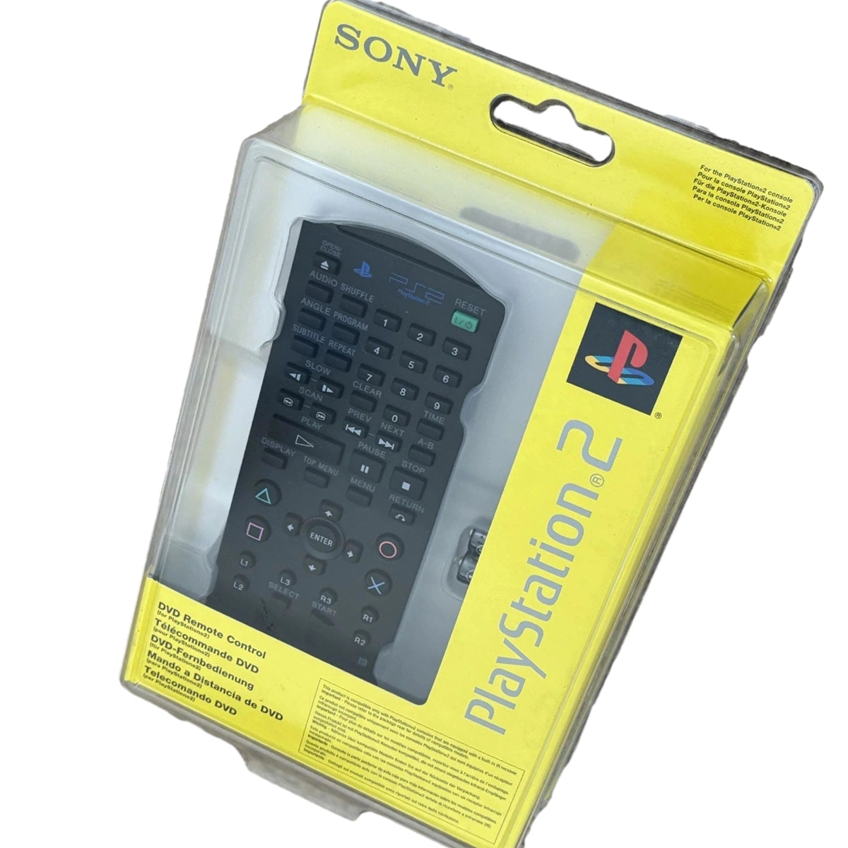 Sony Playstation 2 DVD remote control SCPH-10150 on RetroPixl.com for Retrogaming players and Retro Gaming Collectors 