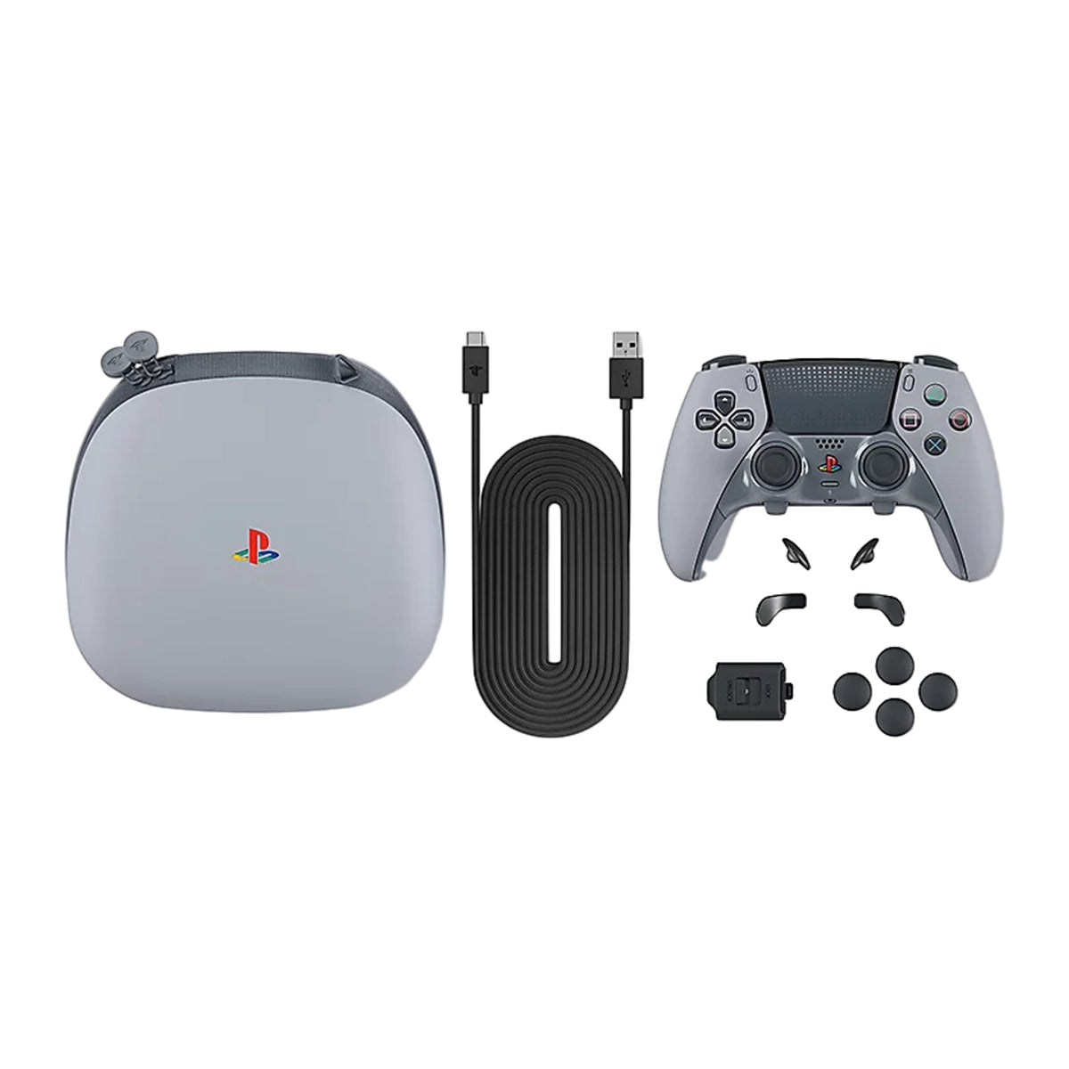 Official Sony DualSense Edge PS5 30th Anniversary controller on RetroPixl.com for retro gaming players and retrogaming collectors