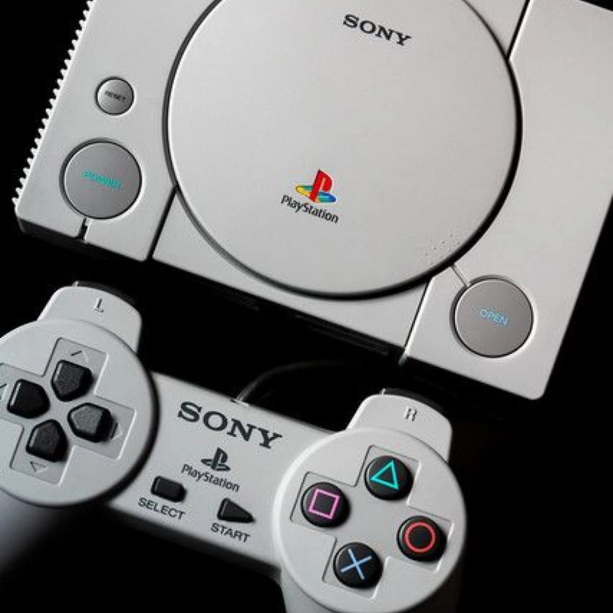 Sony Playstation 1 PS1 Classic Mini console on RetroPixl.com for retro gaming players and retrogaming collectors