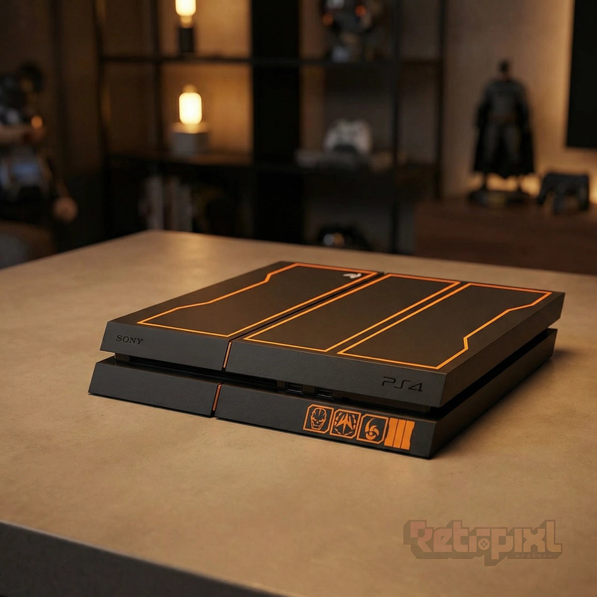 Sony Playstation 4 Call of duty Black Ops 3 console in RetroPixl studio for retrogaming players and retro gaming collectors on Retropixl.com