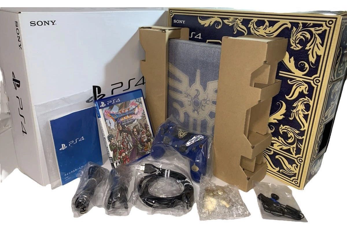 Sony Playstation 4 Slim Dragon Quest XI Loto console for retrogaming players and retro gaming collectors on Retropixl.com