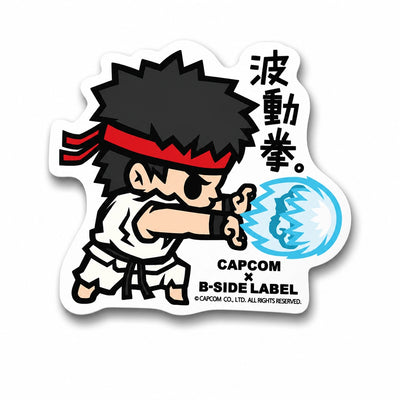 Street Fighter stickers Dhalsim, Ryu, Ken, Blanka, Guile on RetroPixl.com for retro gaming collectors, retrogaming players and anime collectibles and gadgets