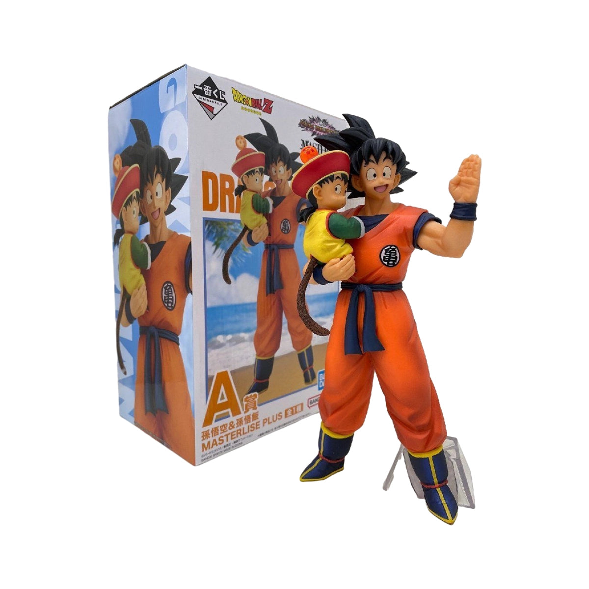Ichiban-kuji-dragon-ball-masterlise Goku Gohan figure-banpresto Bandai on RetroPixl.com for retro gaming players, retrogaming collectors, Japanese collectibles fans, Japanese specialty items and video game apparel