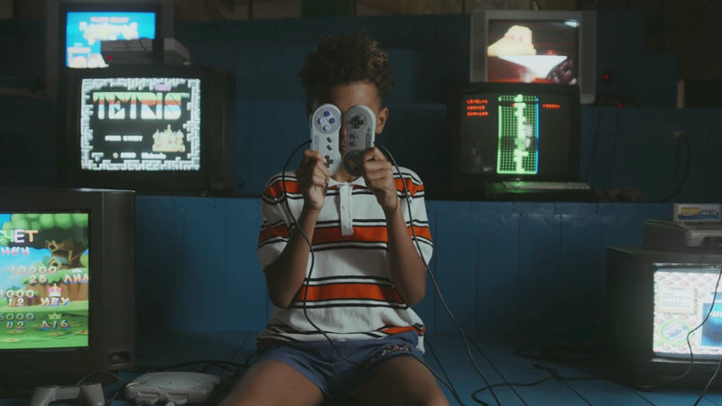 Retro gaming accessories collection on Retropixl