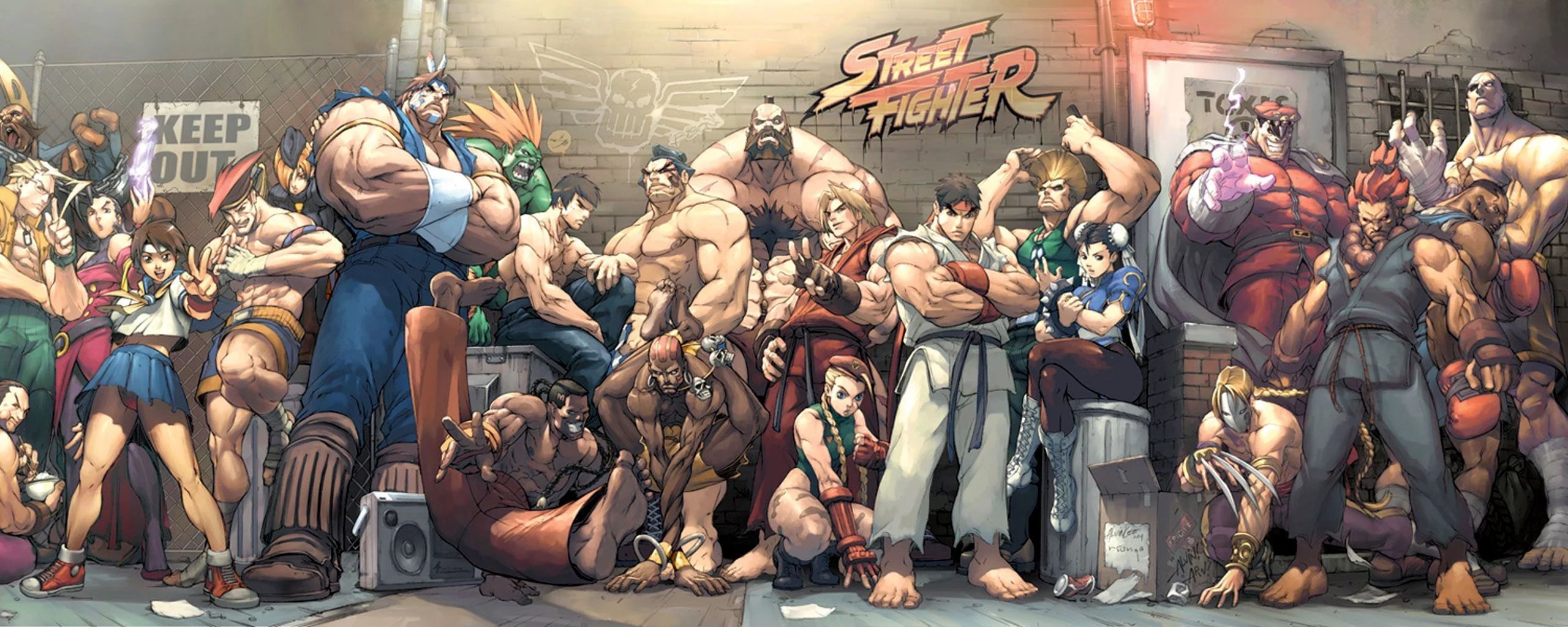 All Capcom's Street Figher characters on RetroPixl