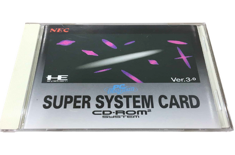 Nec PC-Engine Super System Card 3.0 Rom Ram HuCARD (RAM Extension) Retropixl Retrogaming retro gaming Rare Console Collector Limited Edition Japan Import