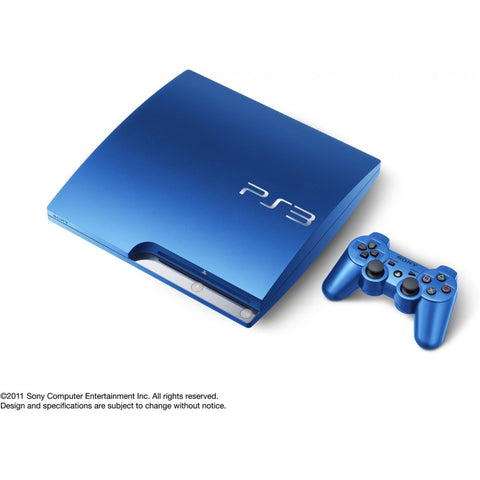 RetroPixl Sony Playstation 3 (PS3) Slim Splash Blue Limited edition 