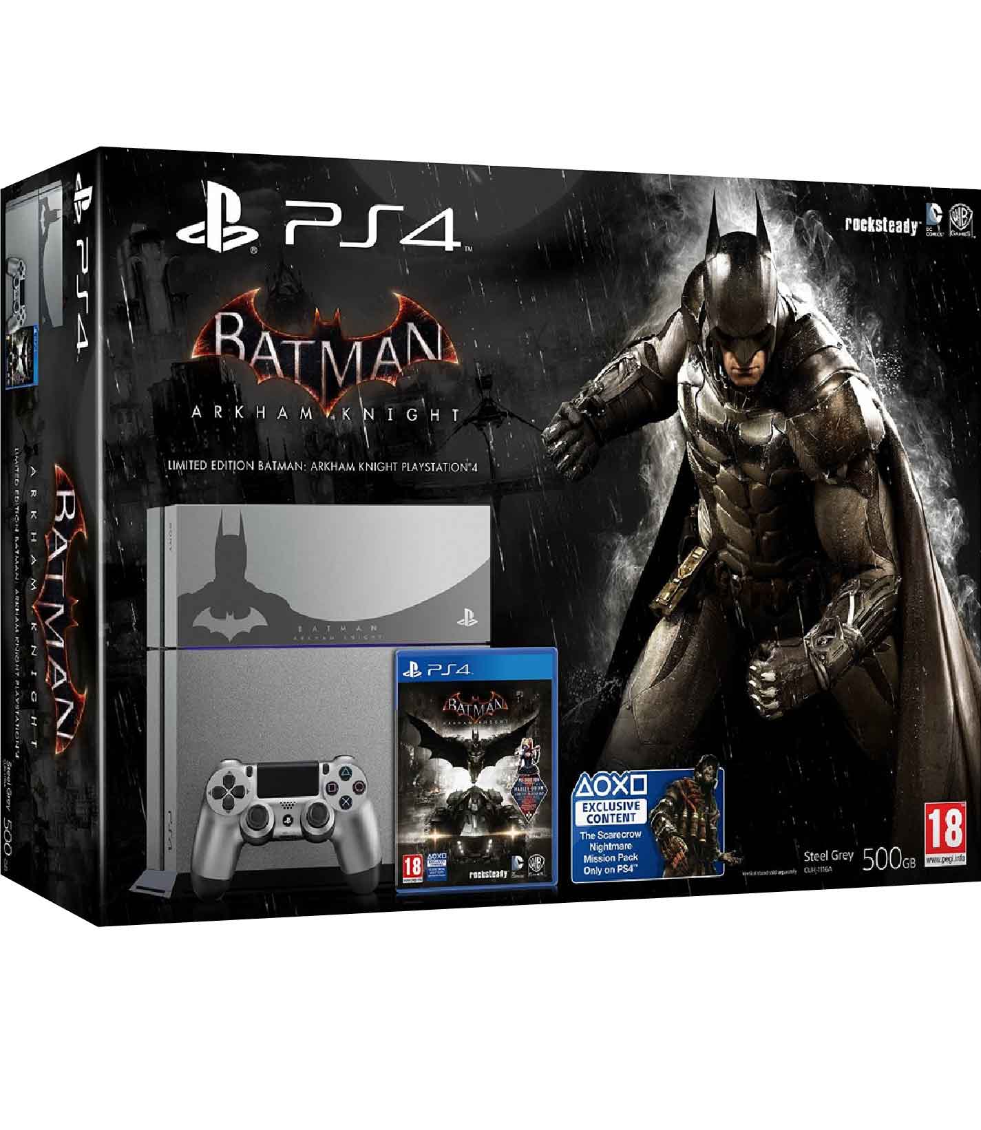 RetroPixl Sony Playstation 4 (PS4) Batman Limited Edition Bundle
