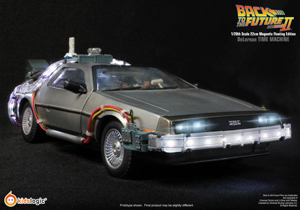 Floating DeLorean Time Machine - Back to the Future