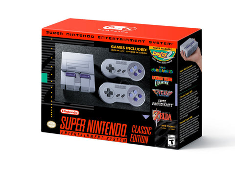 Super Nintendo Entertainment System: SNES Classic Edition - SNES Mini - LIMITED EDITION - US VERSION