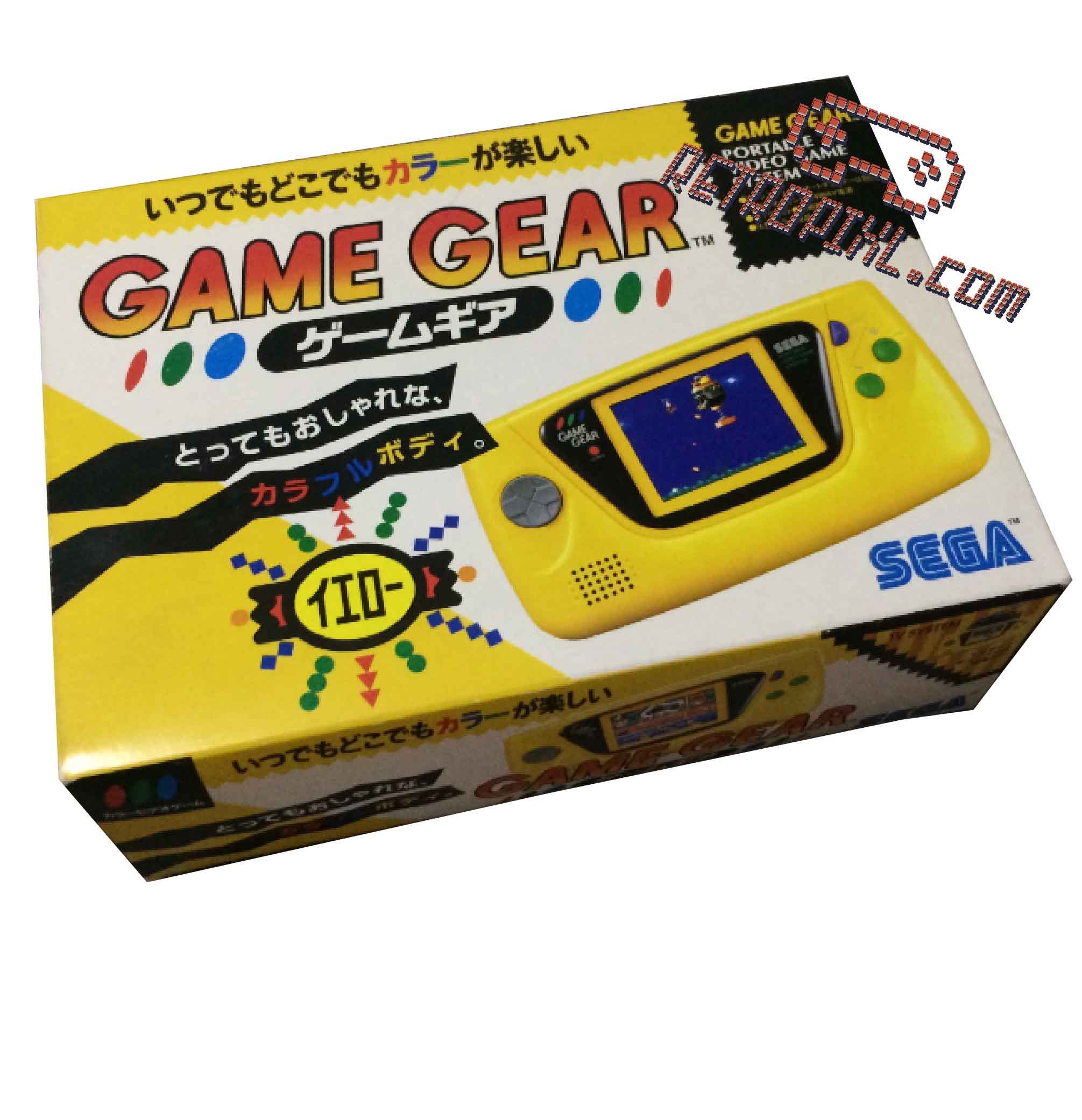 Game Gear YELLOW Console HGG-3210 Sega P41217230 gg